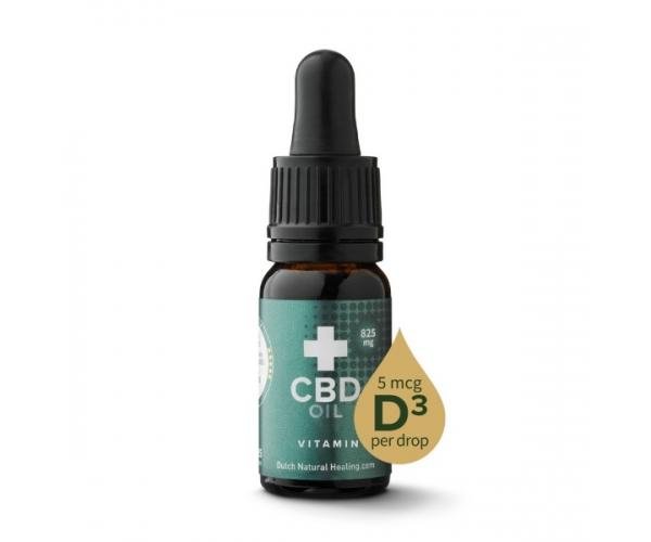 Dutch Natural Healing 8% CBD Öl + Vitamin D3 | 10ml